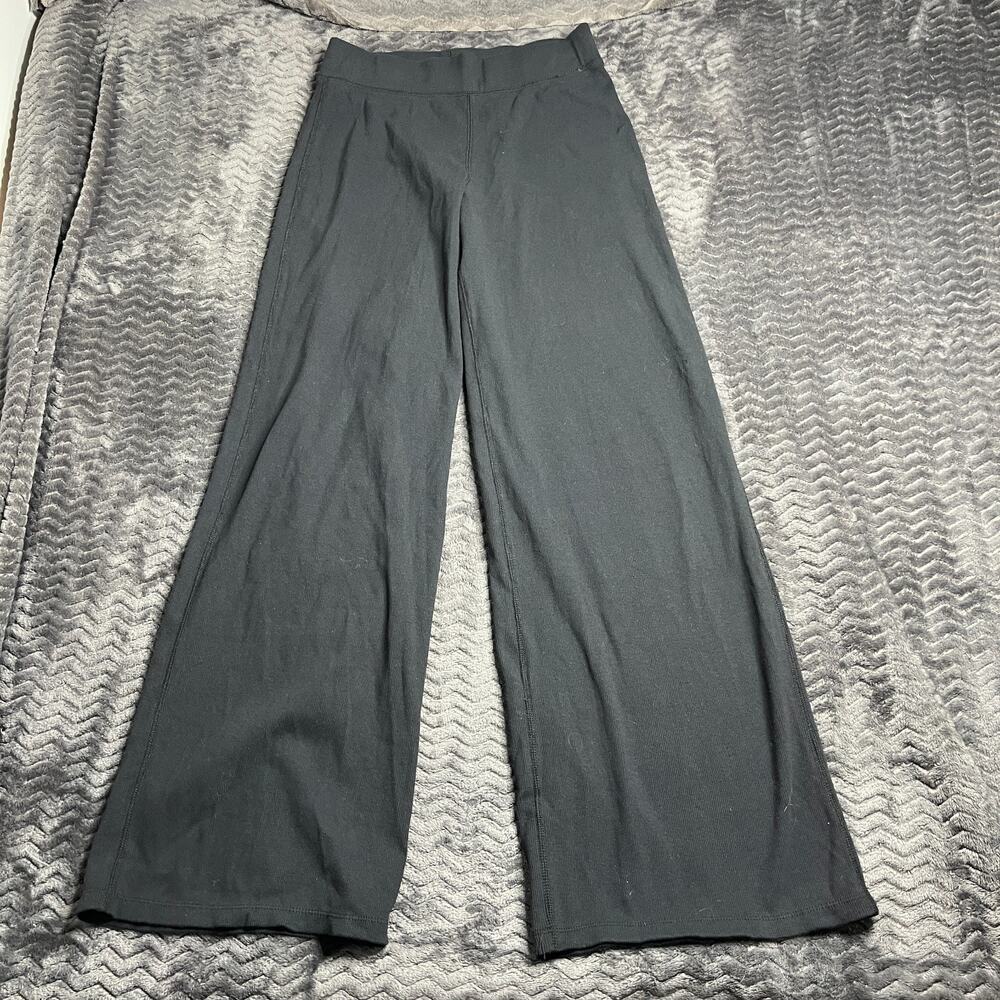 Buck Mason Surplus Rib Weekender Pants Women Size Medium Black Ribbed Lounge